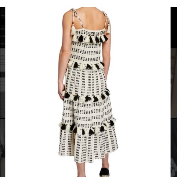Tessora Lola Tassel Midi Dress, Size Small - Picture 2 of 12